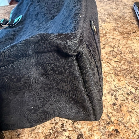 Anne Klein New York Women's Travel Bag Black Travel/Tote Monogram Print Logo - Picture 15 of 16
